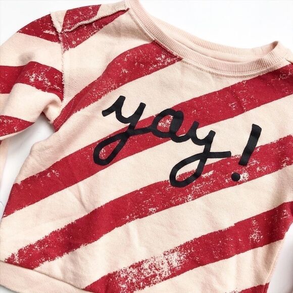 Artclass NWOT striped yay sweatshirt 12m - Picture 3 of 3